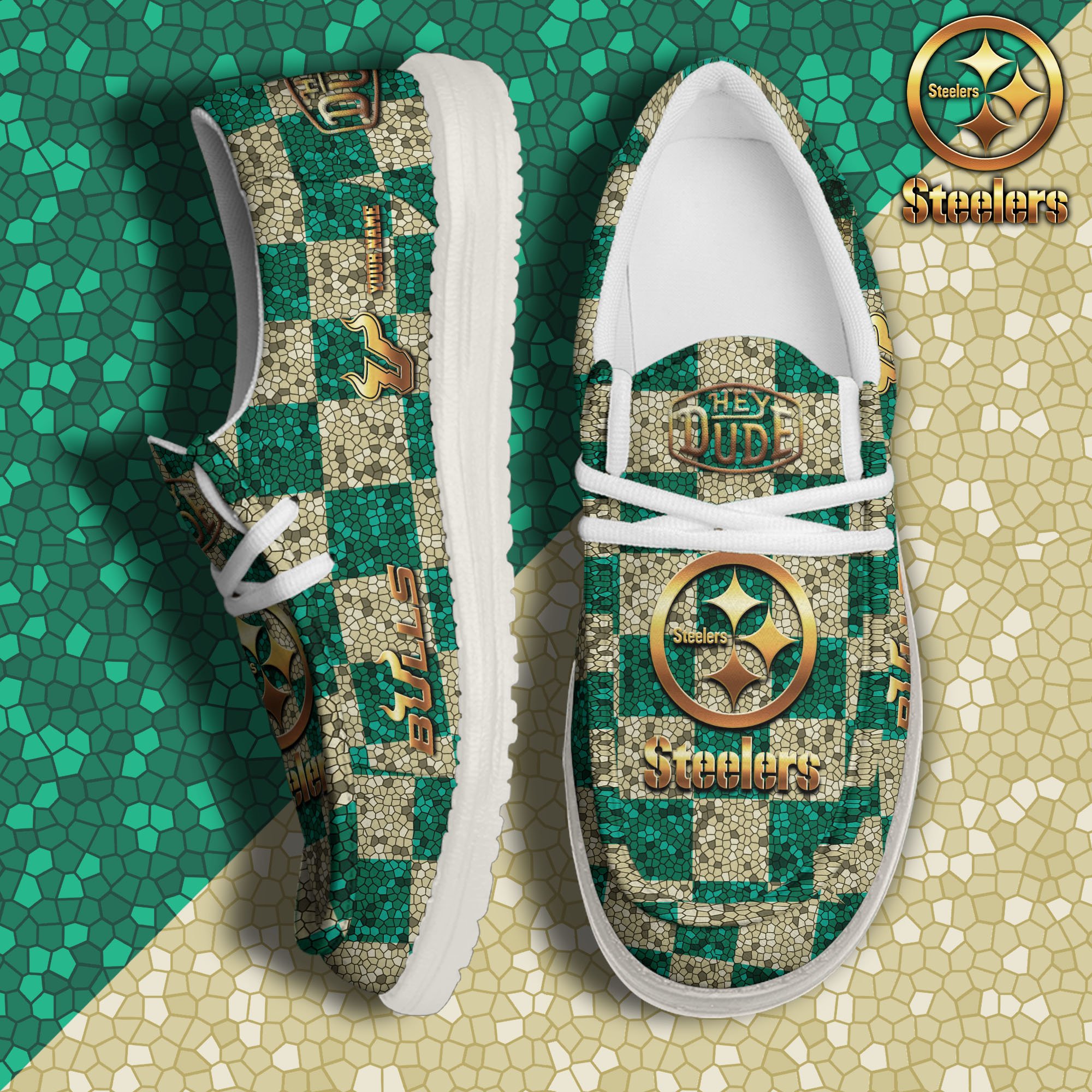 JWFancy South Florida Bulls Hey Dude Shoes Wally Men's Lace Up Loafers Comfortable For Men And Women