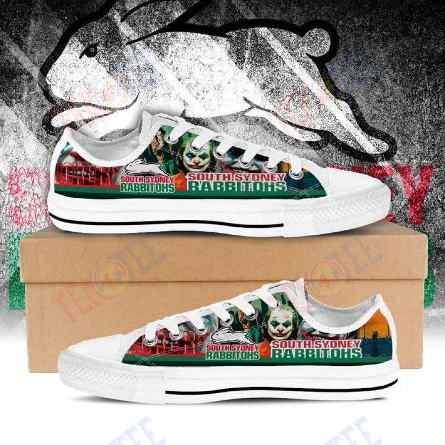 JWFancy South Sydney Rabbitohs Low Top Canvas Sneakers Shoes For Men And Women