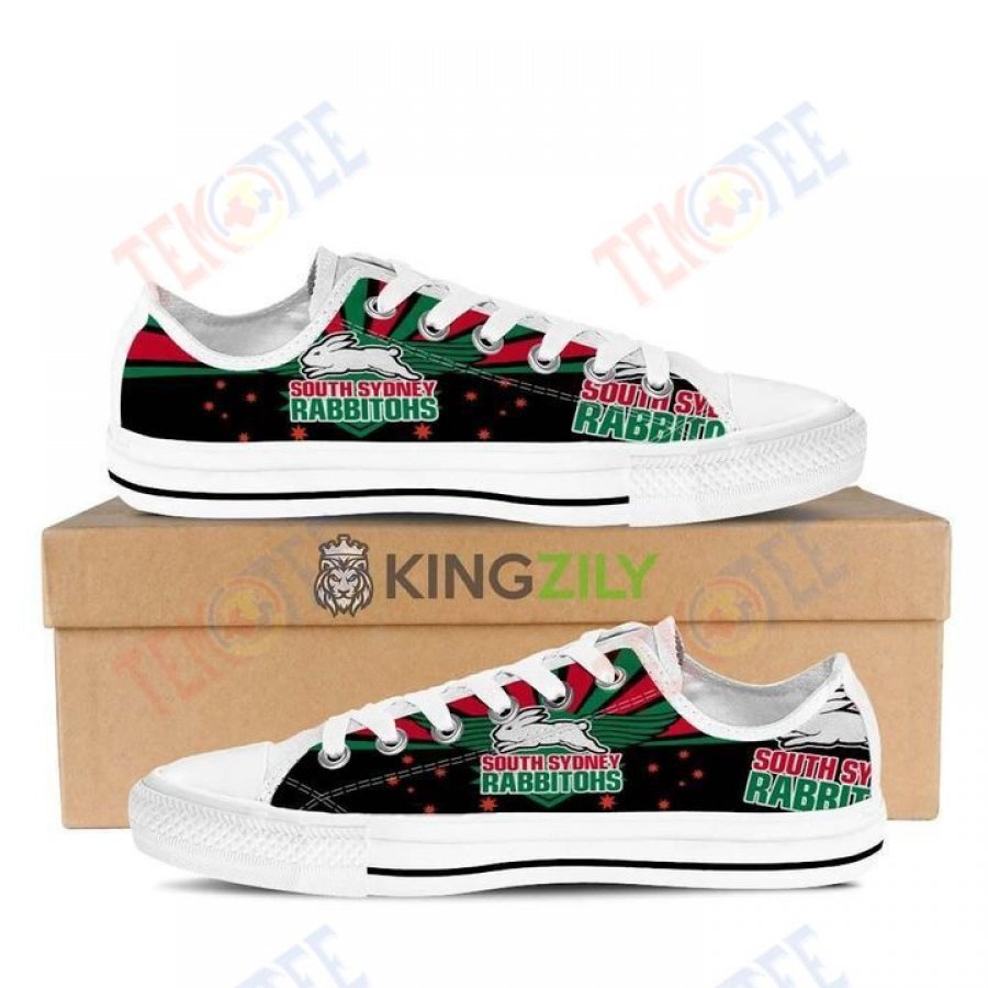 JWFancy South Sydney Rabbitohs Low Top Canvas Sneakers Shoes For Men And Women