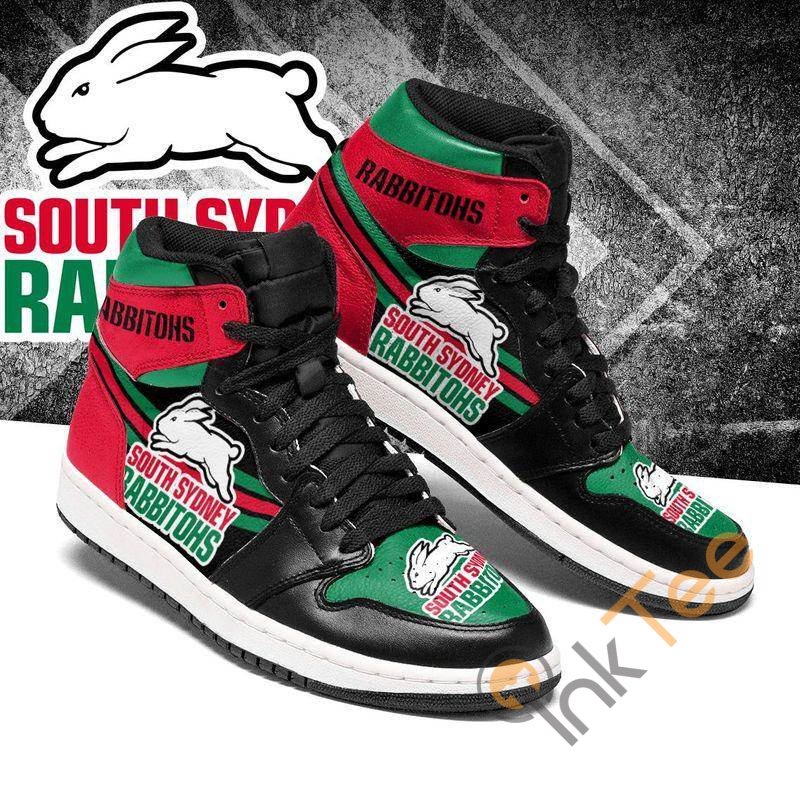 JWFancy South Sydney Rabbitohs NRL AJ1 High Sneakers Shoes For Men And Women