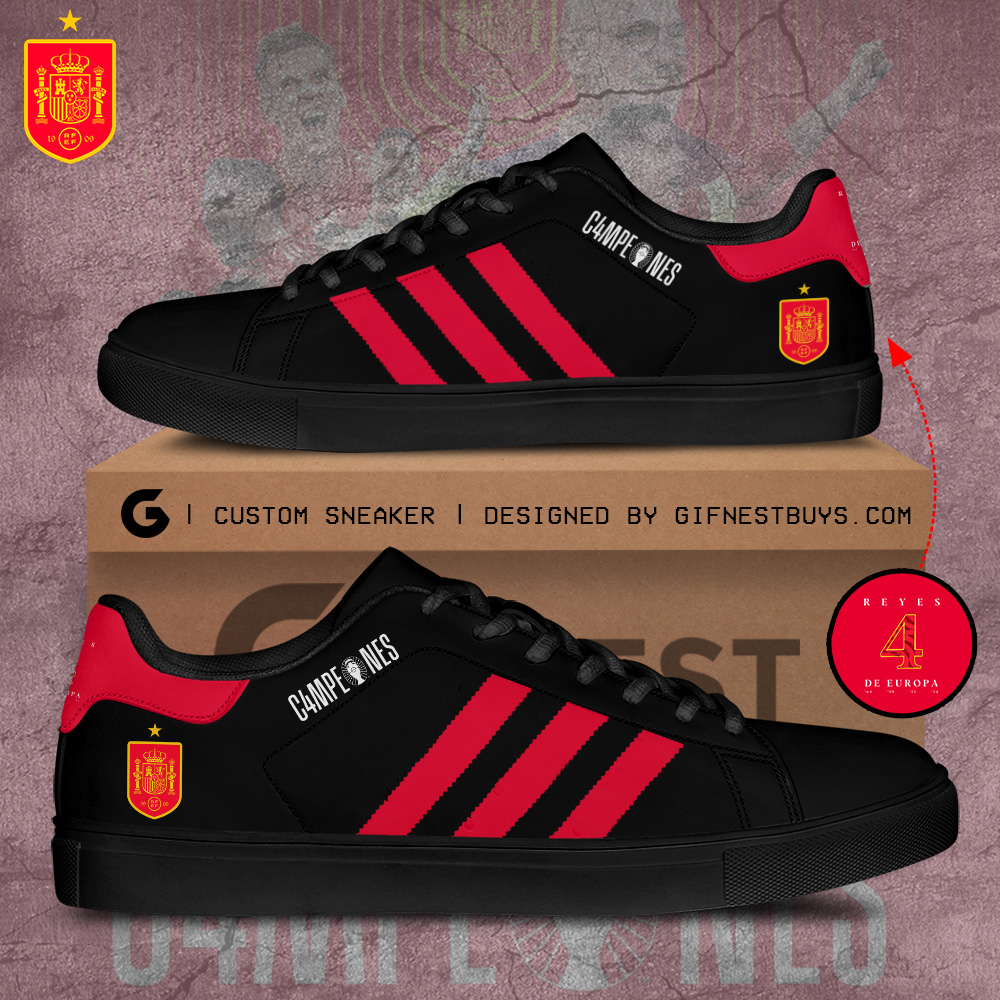JWFancy Spain National Team Skate Stan Shoes Sneakes For Men And Women
