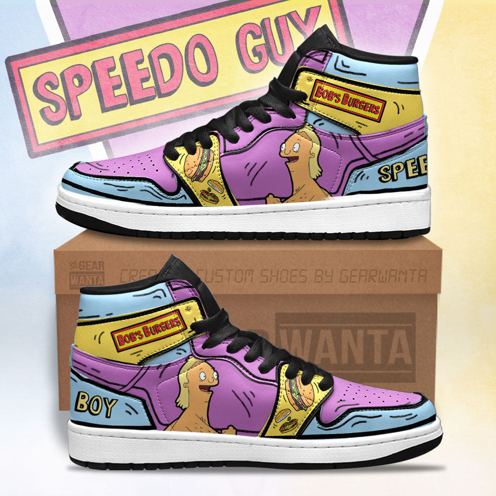 JWFancy Speedy Boy Bob's Burger AJ1 High Sneakers Shoes For Men And Women