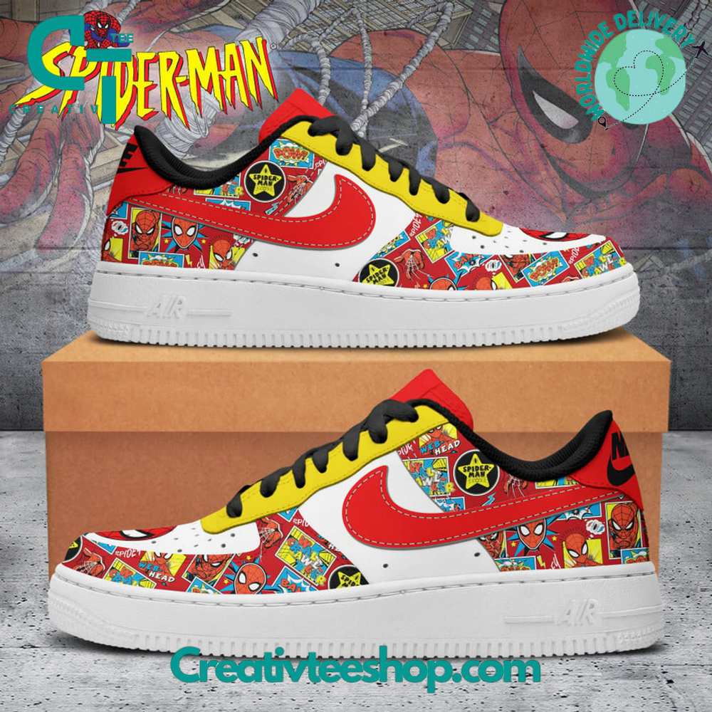 JWFancy Spiderman Star Air Low-Top Sneakers Shoes For Men And Women