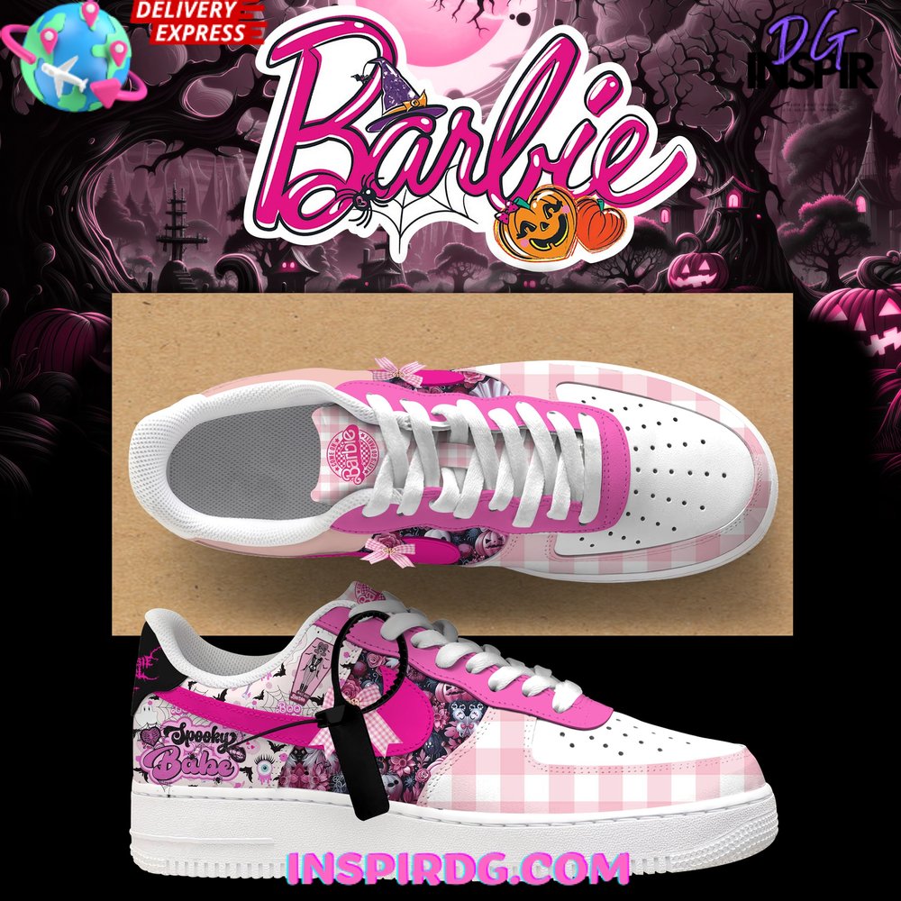 JWFancy Spooky Barbie Girl Air Low-Top Sneakers Shoes For Men And Women