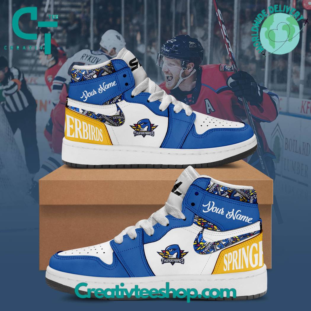 JWFancy Springfield Thunderbirds AJ1 High Sneakers Shoes For Men And Women