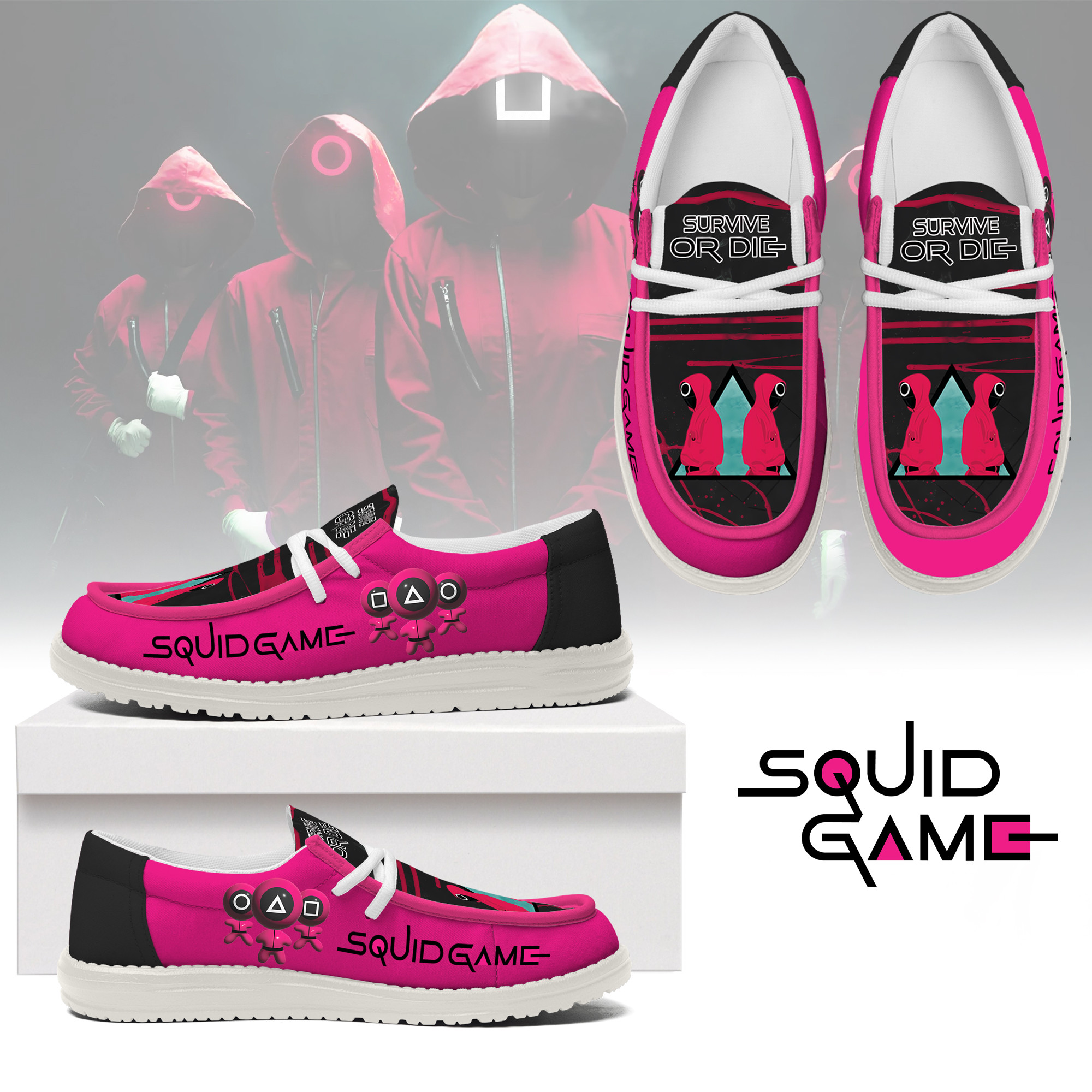 JWFancy Squid Game – Custom Name Hey Dude