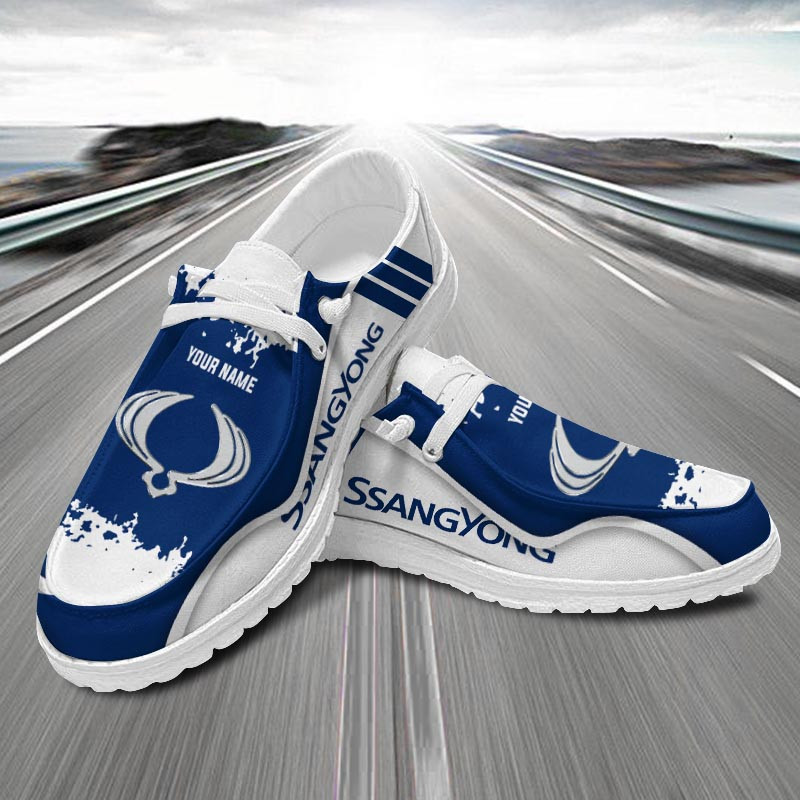 JWFancy SsangYong Motors Hey Dude Shoes Wally Men's Lace Up Loafers Comfortable For Men And Women
