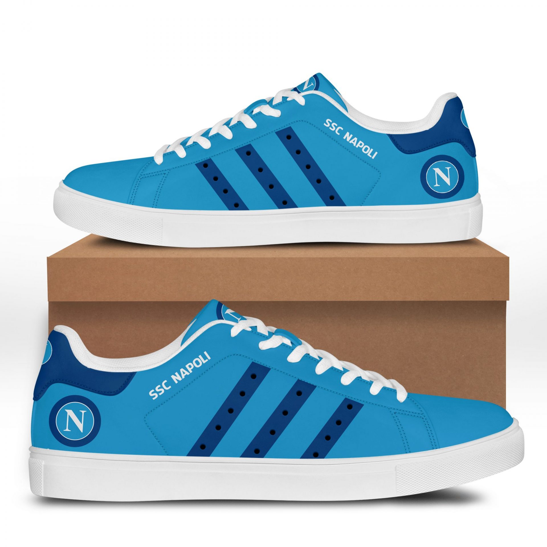 JWFancy SSC Napoli Skate Stan Shoes Sneakes For Men And Women