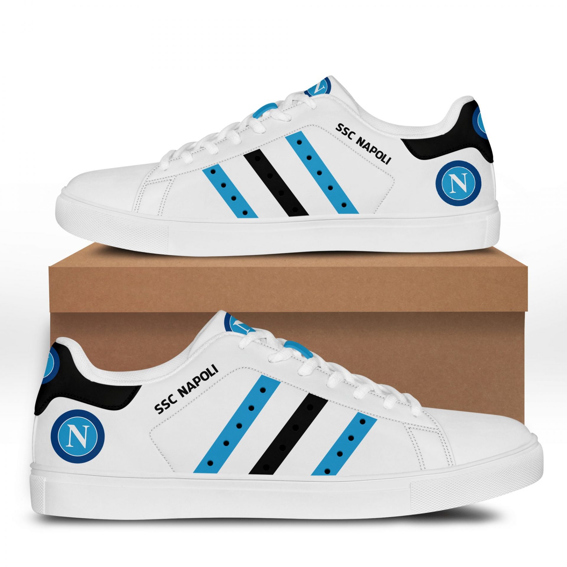 JWFancy SSC Napoli Skate Stan Shoes Sneakes For Men And Women