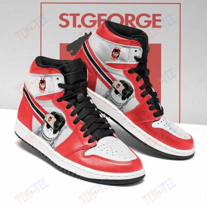 JWFancy St. George Illawarra Dragons NRL AJ1 High Sneakers Shoes For Men And Women