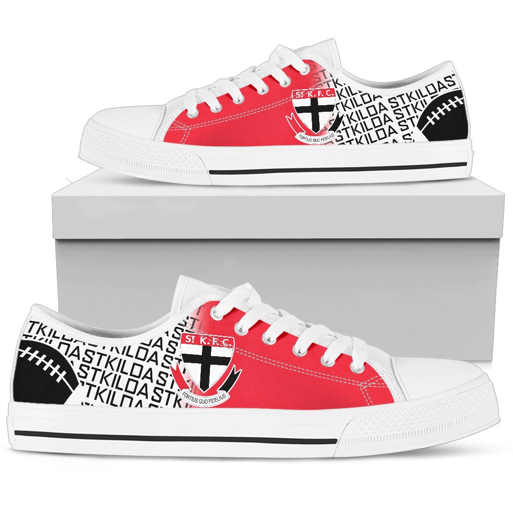 JWFancy St Kilda Saints Low Top Canvas Sneakers Shoes For Men And Women
