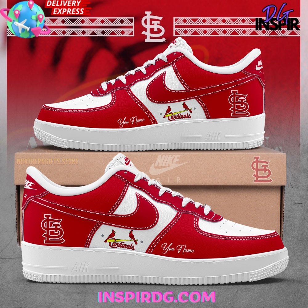JWFancy St Louis Cardinals Air Low-Top Sneakers Shoes For Men And Women