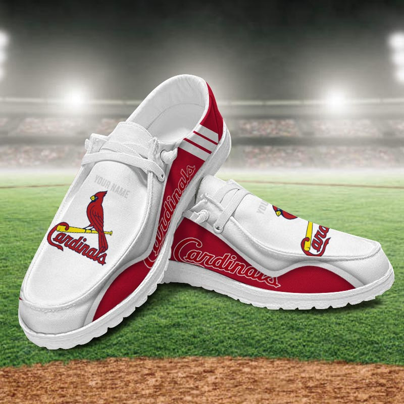 JWFancy St. Louis Cardinals Hey Dude Shoes Wally Men's Lace Up Loafers Comfortable For Men And Women