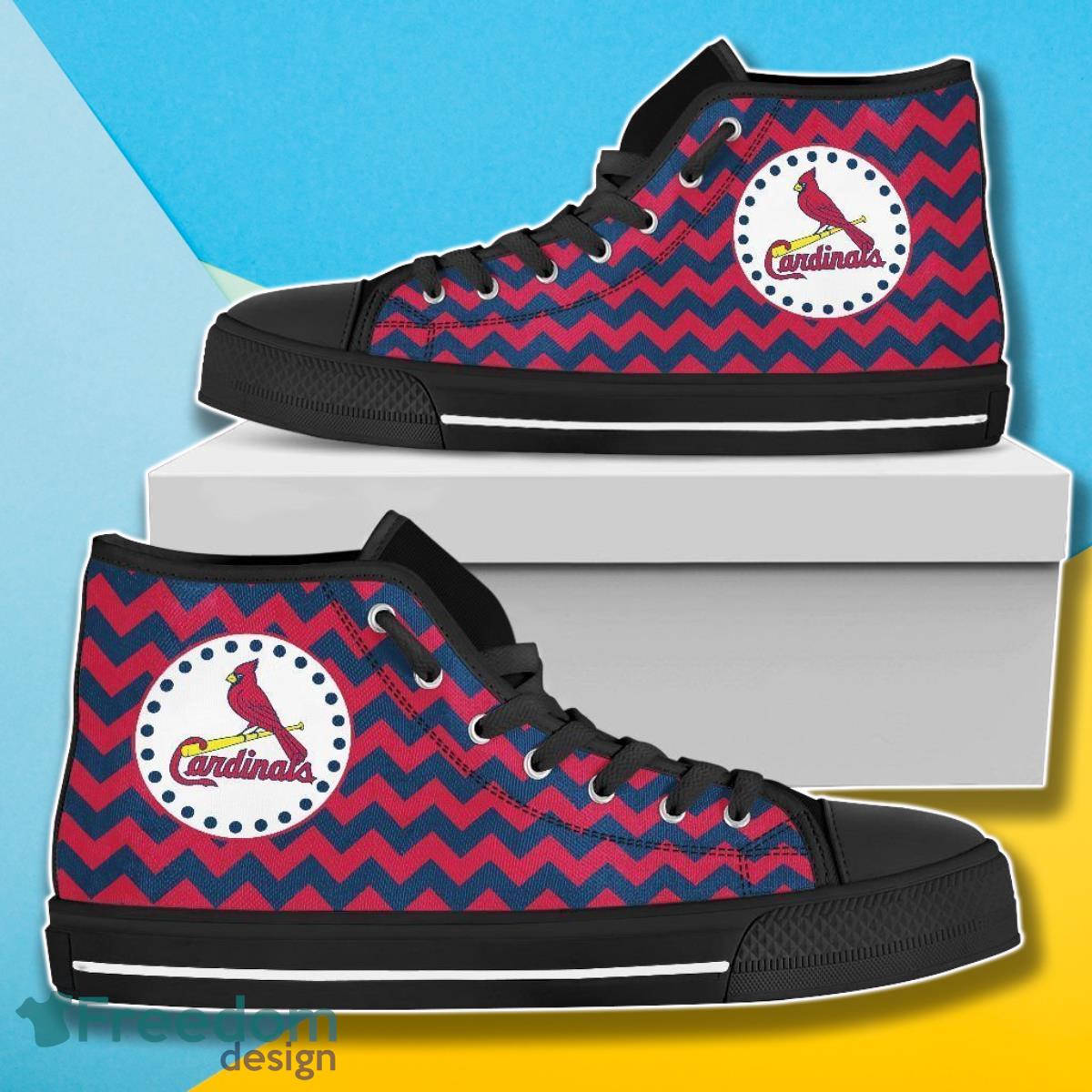 JWFancy St. Louis Cardinals High Top Canvas Sneakers Shoes For Men And Women