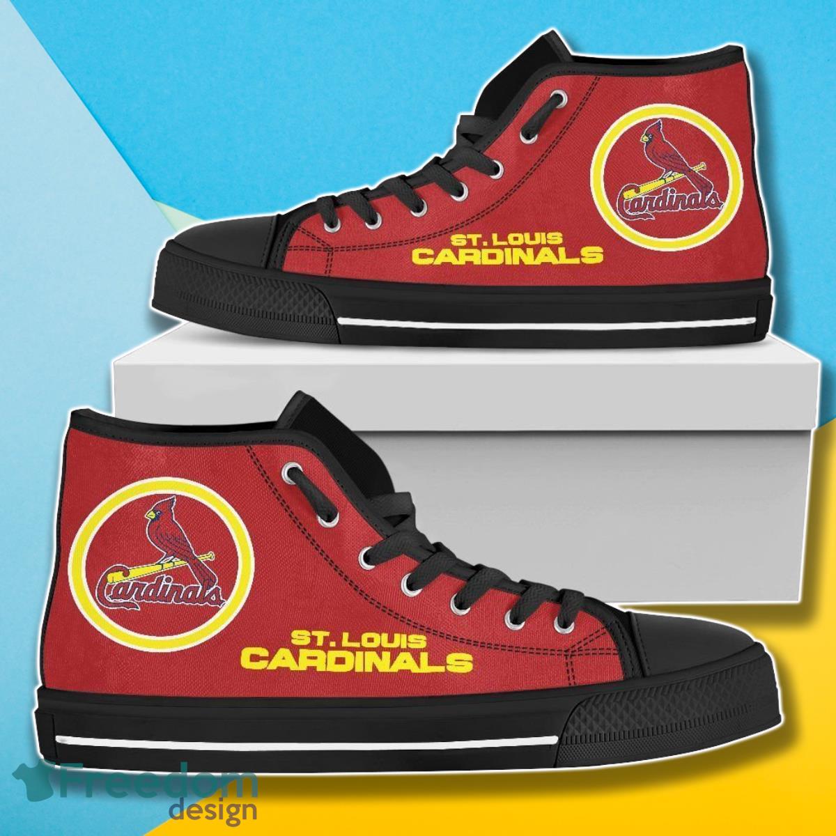 JWFancy St Louis Cardinals High Top Canvas Sneakers Shoes For Men And Women