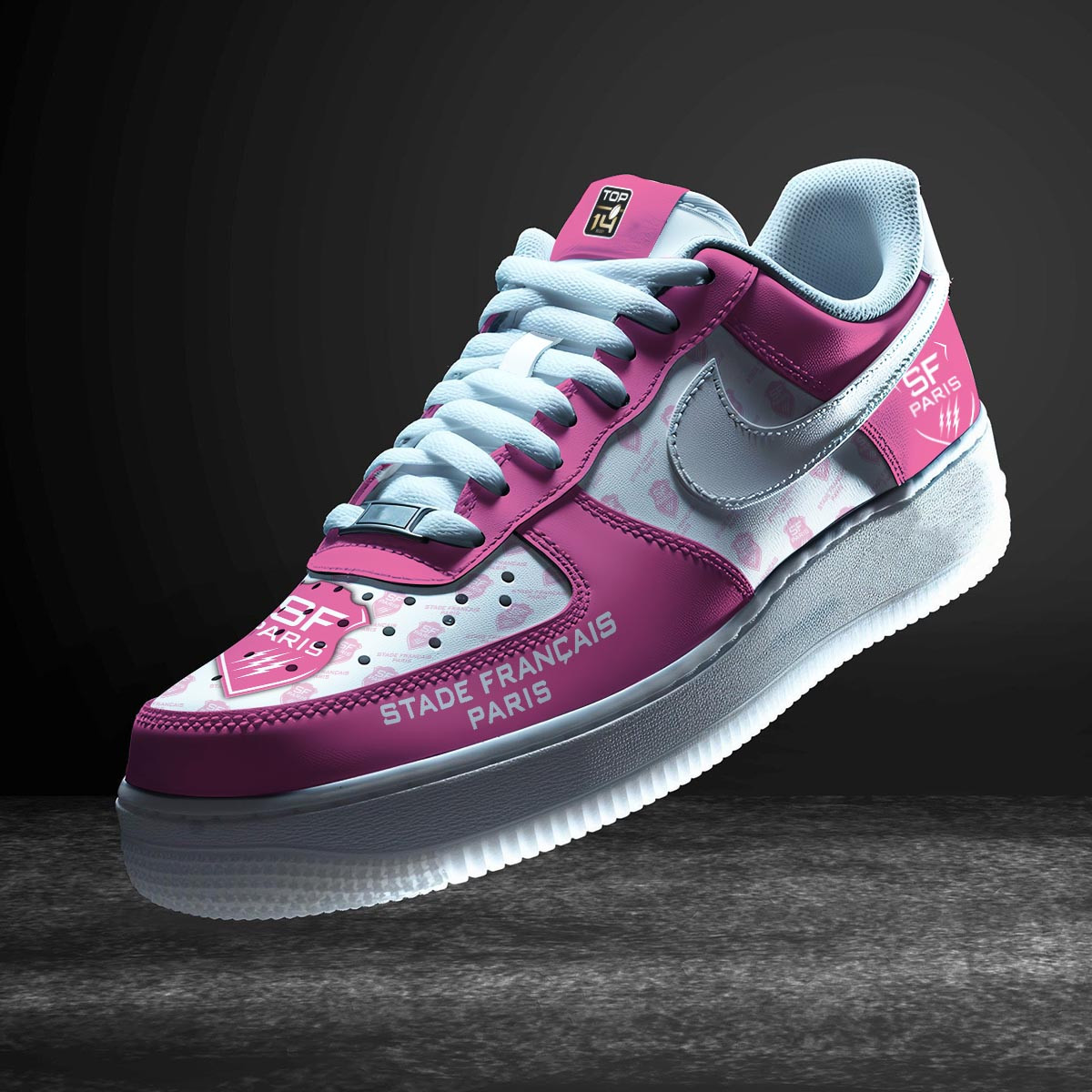 JWFancy Stade Francais Air Low-Top Sneakers Shoes For Men And Women