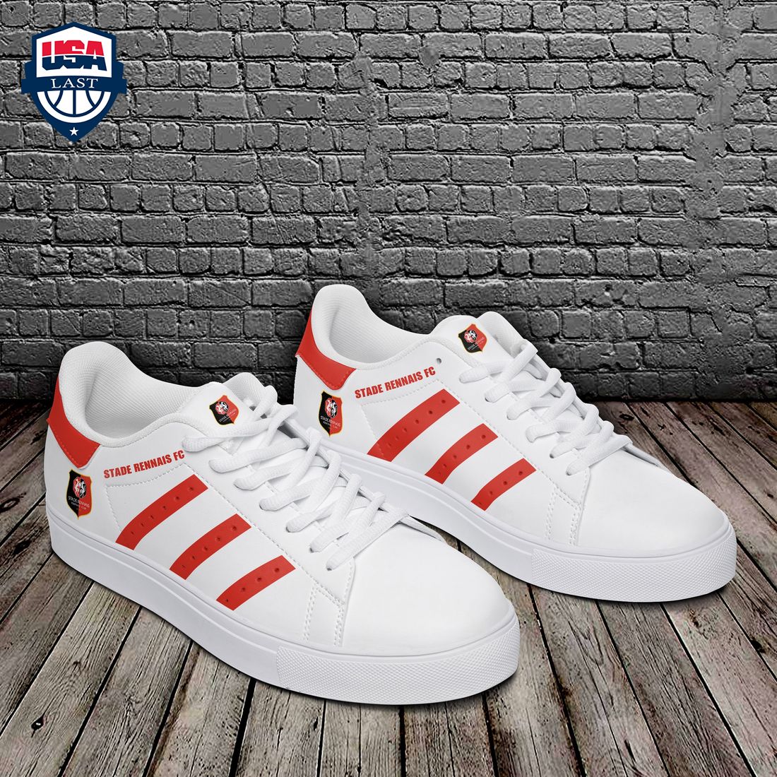 JWFancy Stade Rennais FC Skate Stan Shoes Sneakes For Men And Women