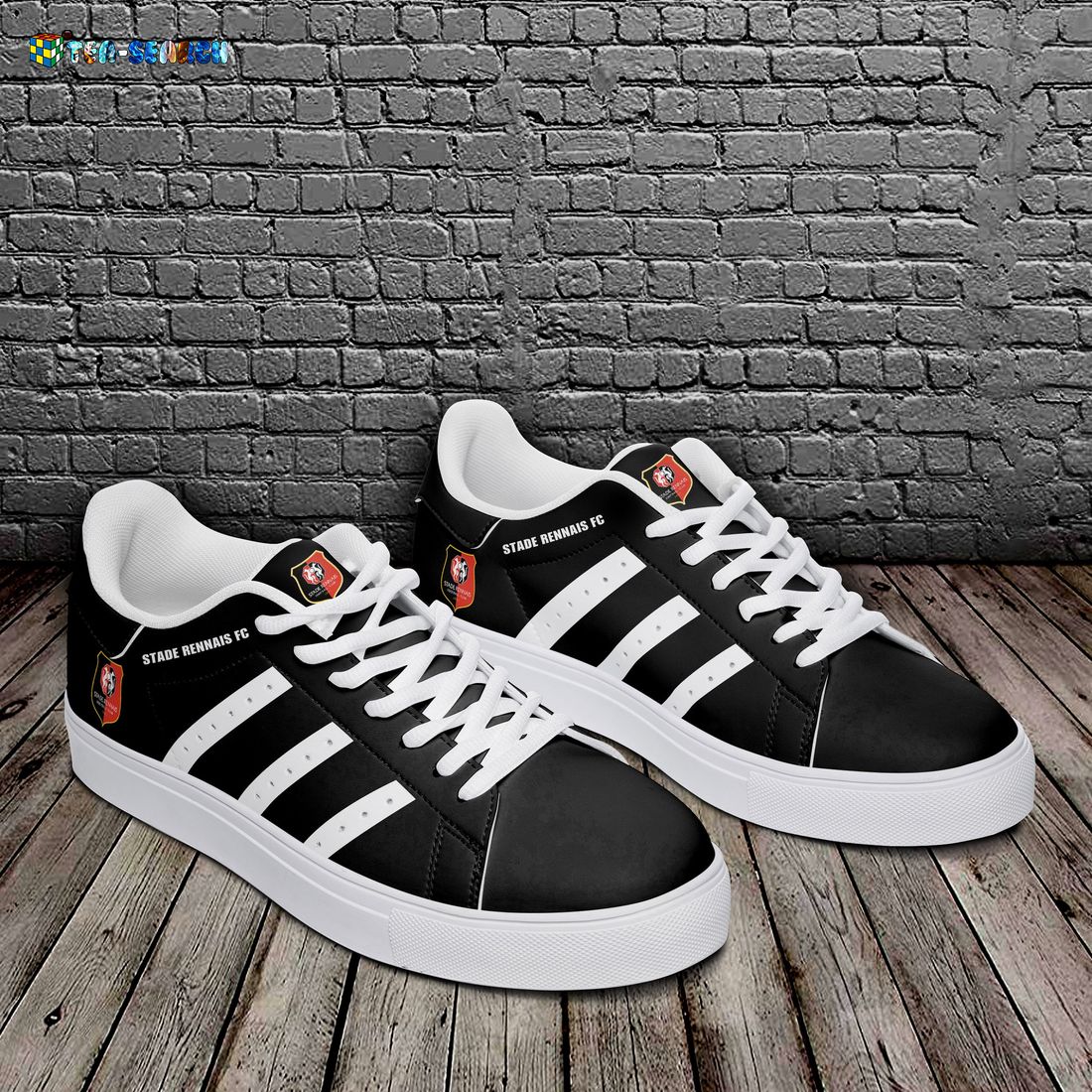 JWFancy Stade Rennais FC Skate Stan Shoes Sneakes For Men And Women