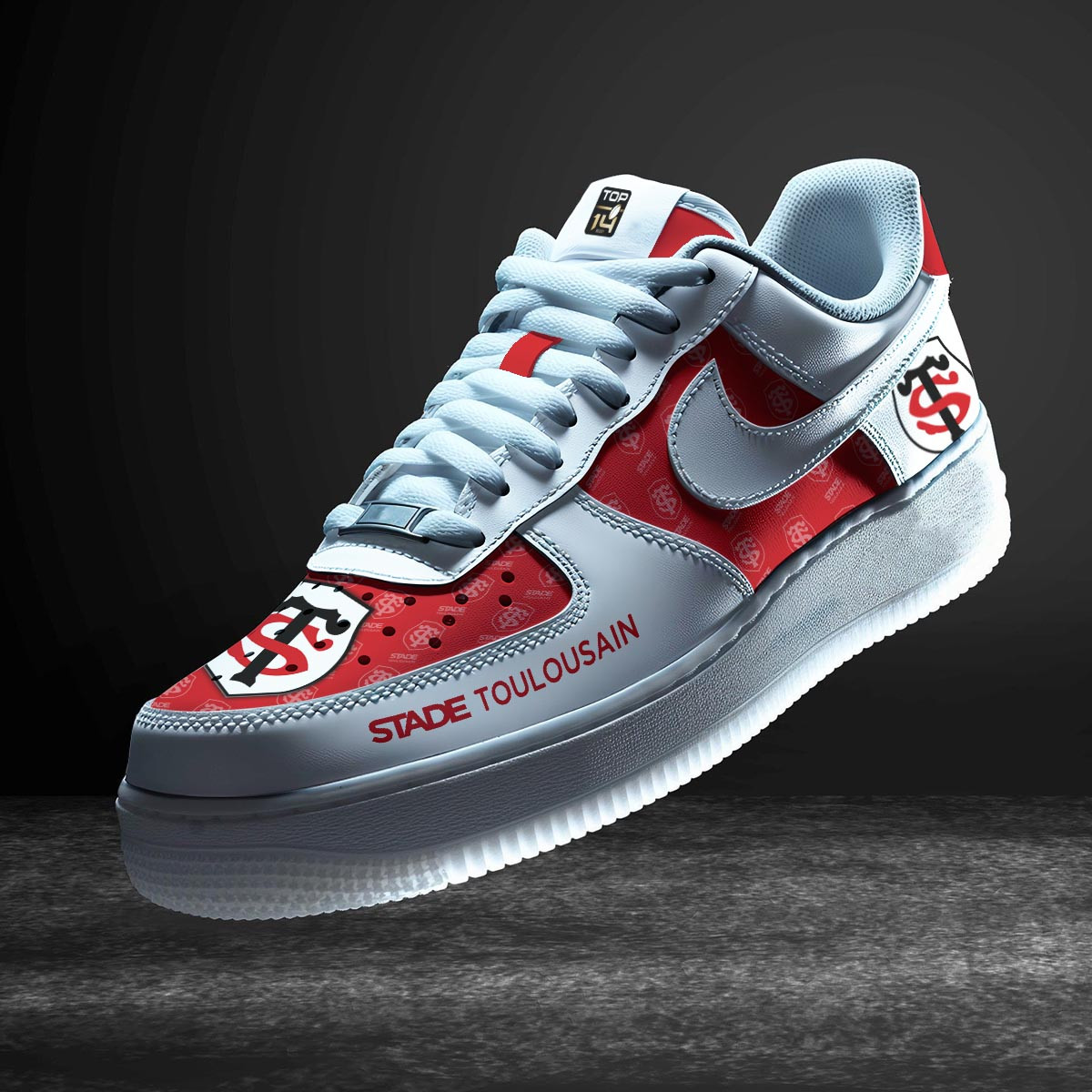 JWFancy Stade Toulousain Air Low-Top Sneakers Shoes For Men And Women