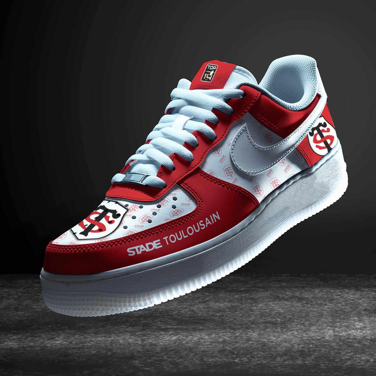 JWFancy Stade Toulousain Air Low-Top Sneakers Shoes For Men And Women