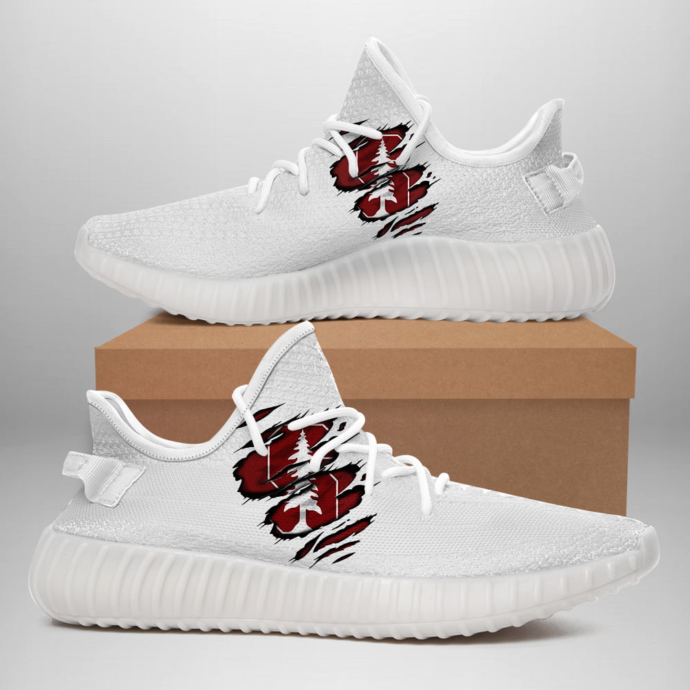JWFancy Stanford Cardinal Yeezy Boost Shoes For Men And Women