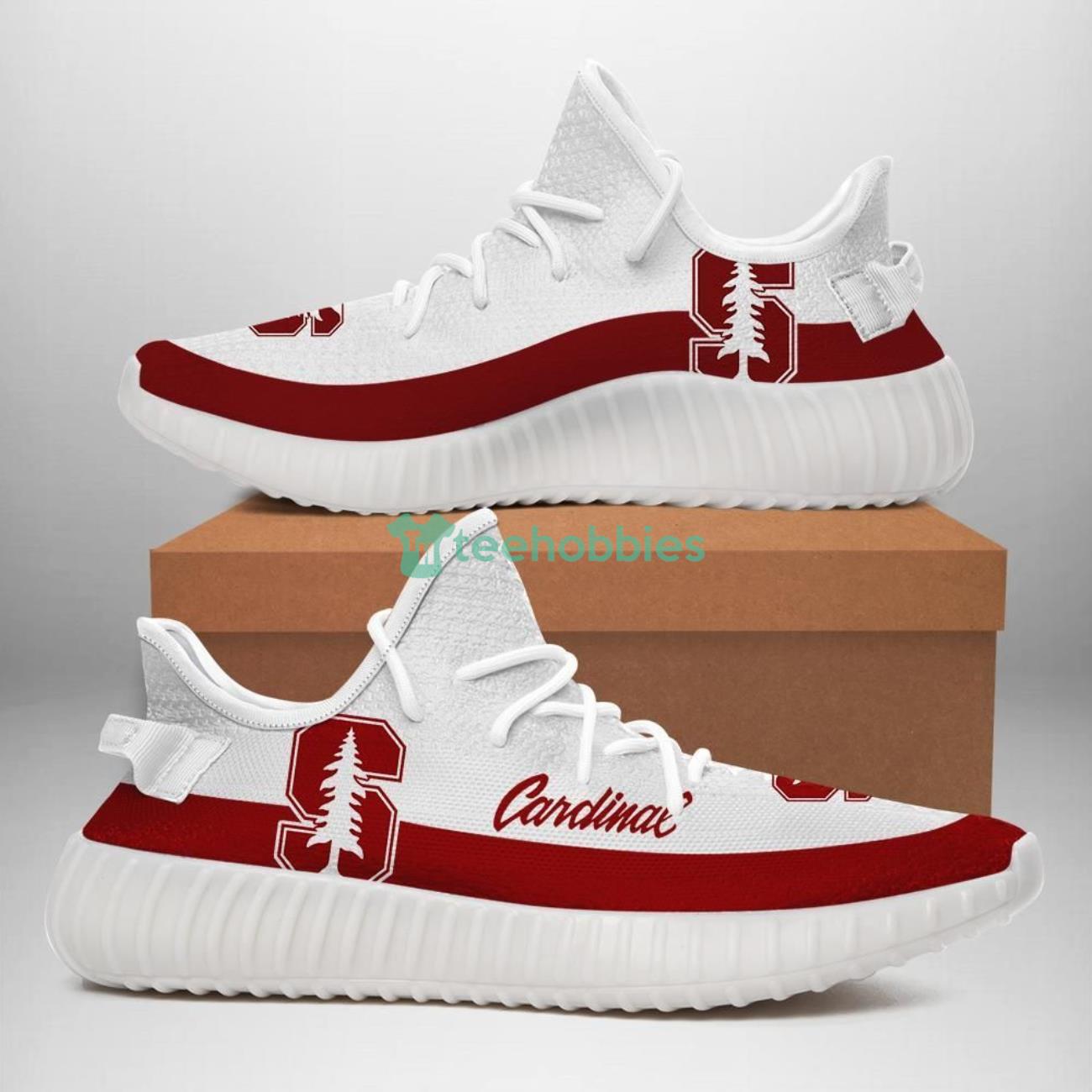 JWFancy Stanford Cardinal Yeezy Boost Shoes For Men And Women