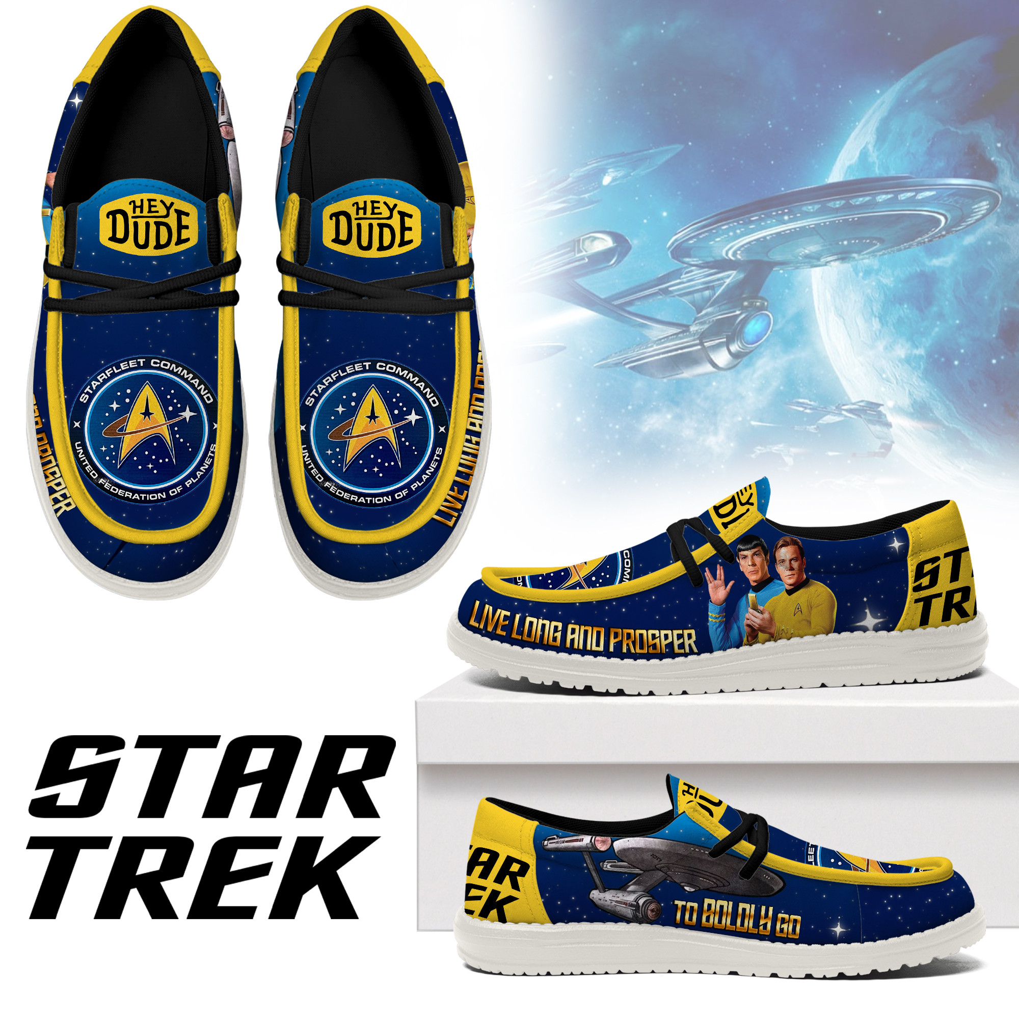 JWFancy Star Trek – Custom Name Hey Dude