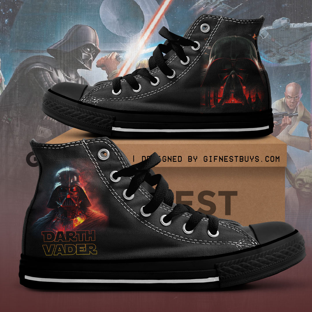 JWFancy Star Wars High Top Canvas Sneakers Shoes For Men And Women