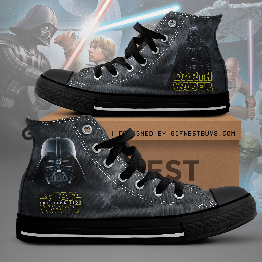 JWFancy Star Wars High Top Canvas Sneakers Shoes For Men And Women