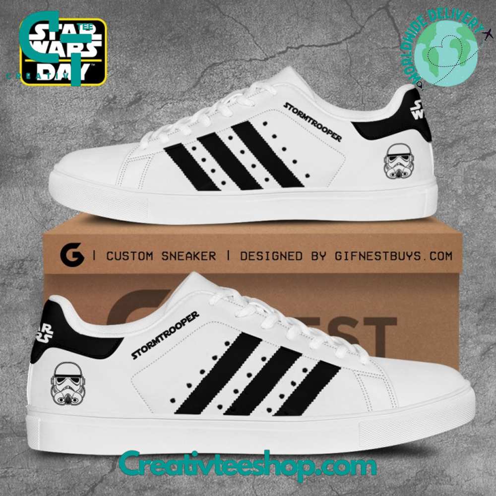 JWFancy Star Wars Stormtrooper Skate Stan Shoes Sneakes For Men And Women