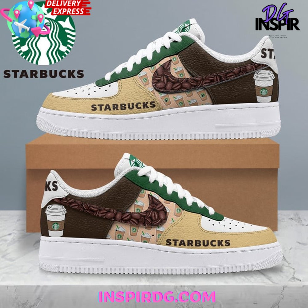 JWFancy Starbucks Coffee Air Low-Top Sneakers Shoes For Men And Women