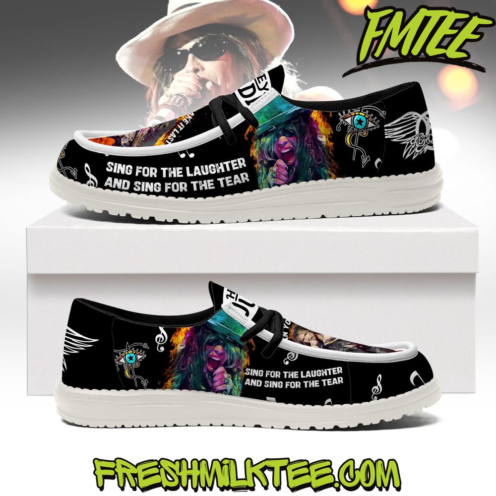 JWFancy Steven Tyler Hey Dude Shoes Wally Men's Lace Up Loafers Comfortable For Men And Women