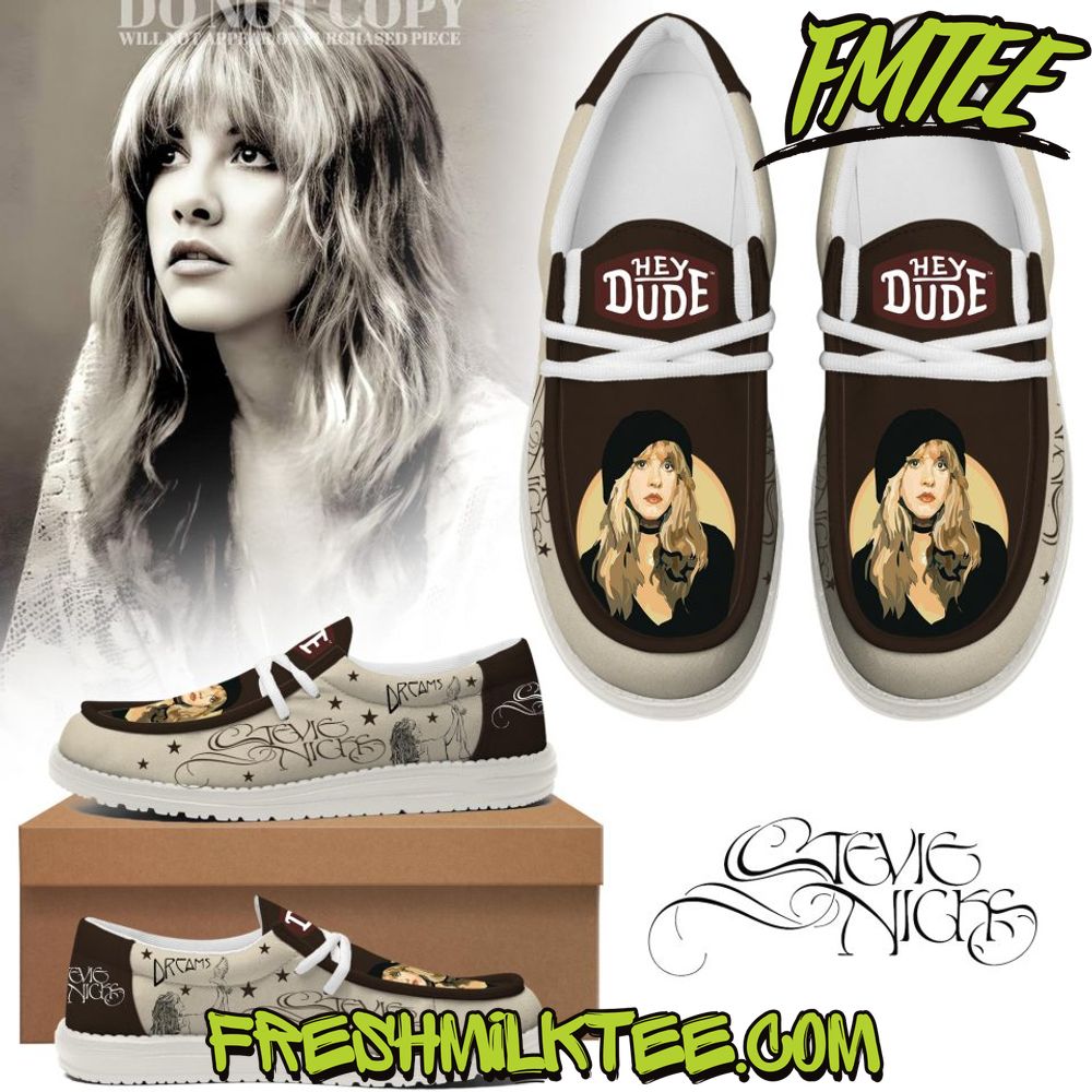 JWFancy Stevie Nicks Hey Dude Shoes Wally Men's Lace Up Loafers Comfortable For Men And Women