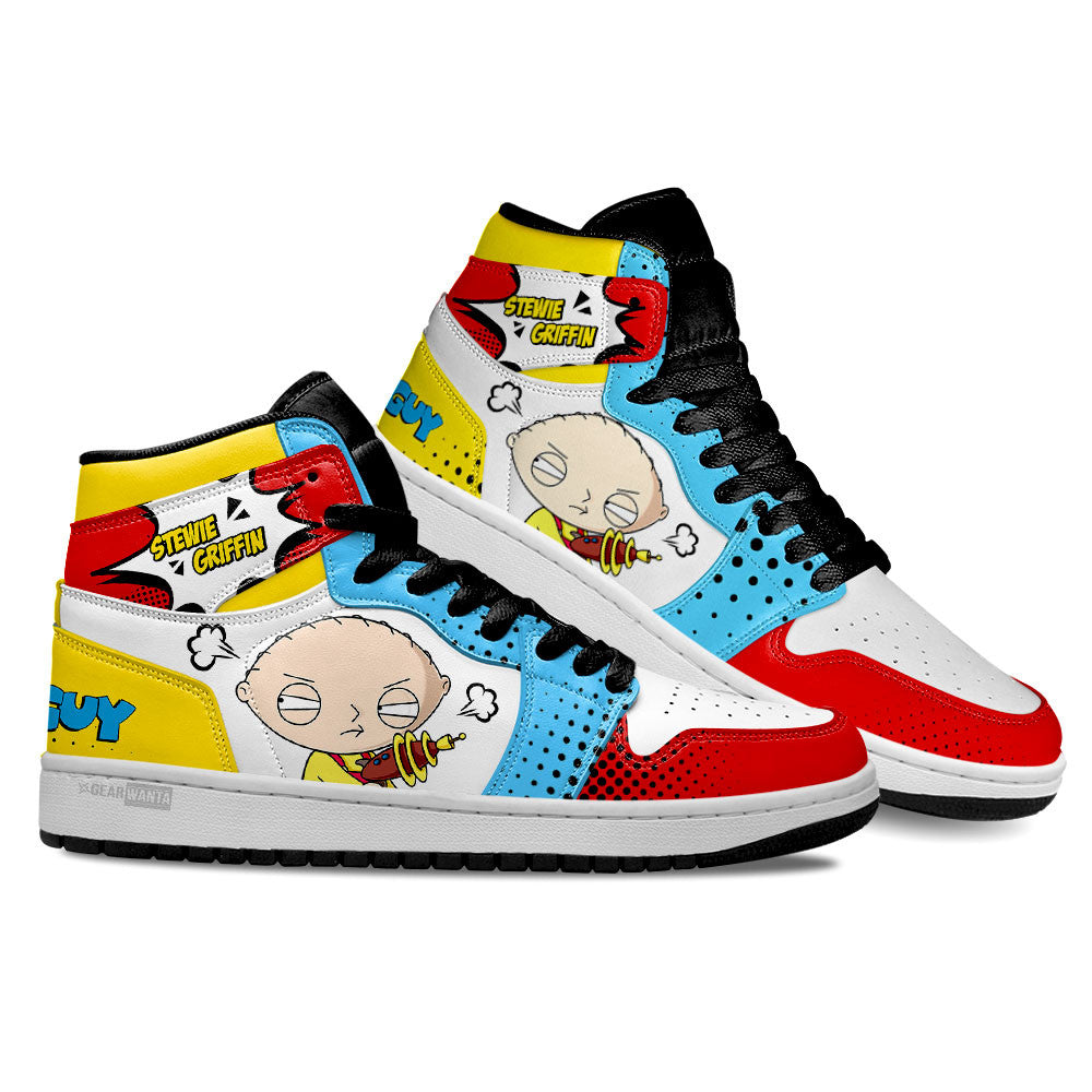 JWFancy Stewie Griffin AJ1 High Sneakers Shoes For Men And Women
