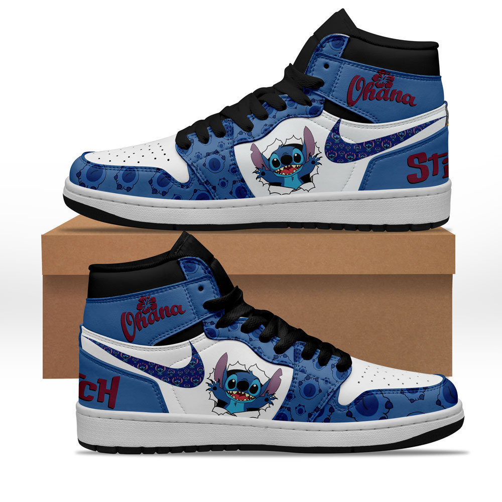 JWFancy Stitch AJ1 High Sneakers Shoes For Men And Women