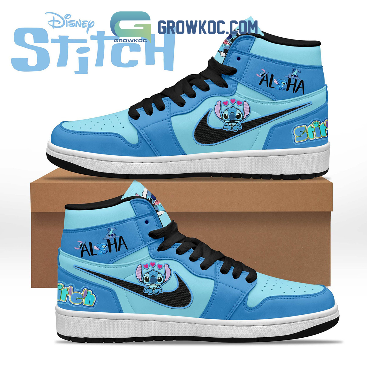 JWFancy Stitch AJ1 High Sneakers Shoes For Men And Women