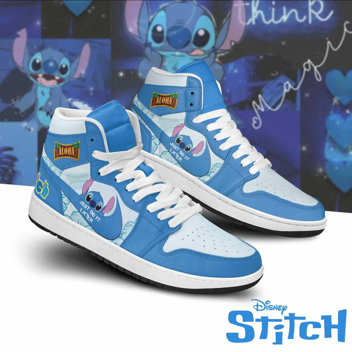JWFancy Stitch AJ1 High Sneakers Shoes For Men And Women