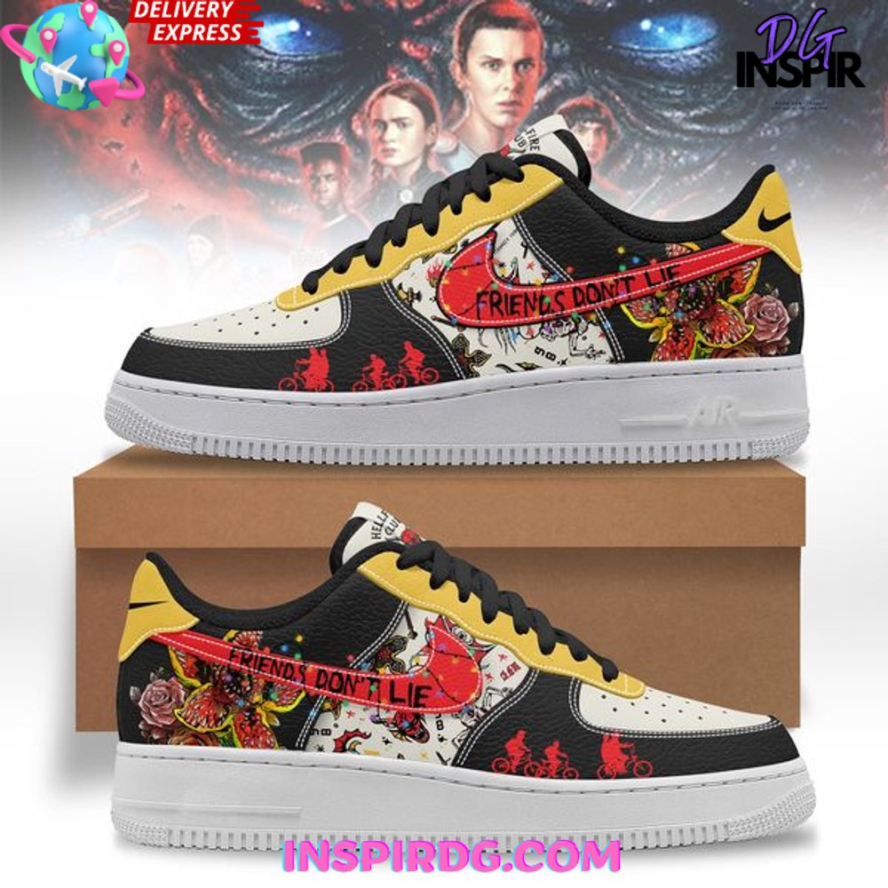 JWFancy Stranger Things Air Low-Top Sneakers Shoes For Men And Women