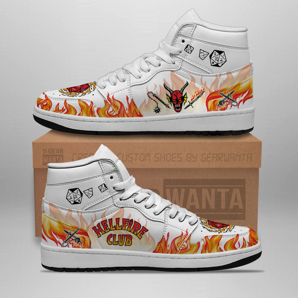 JWFancy Stranger Things AJ1 High Sneakers Shoes For Men And Women