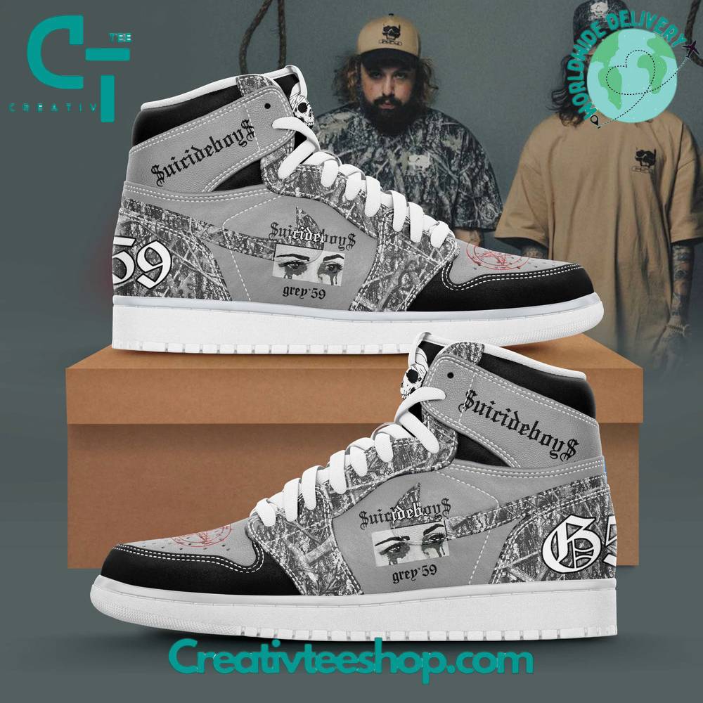 JWFancy Suicideboys AJ1 High Sneakers Shoes For Men And Women