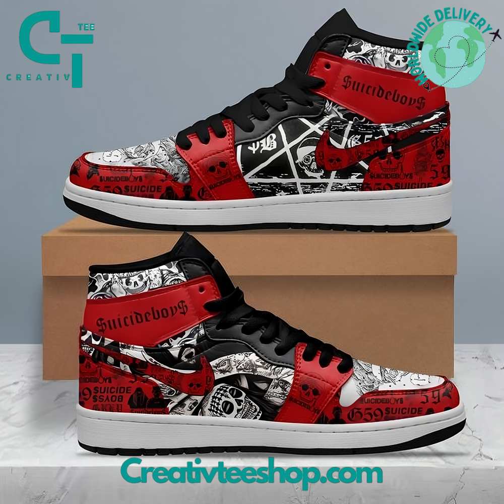 JWFancy Suicideboys G59 Record AJ1 High Sneakers Shoes For Men And Women