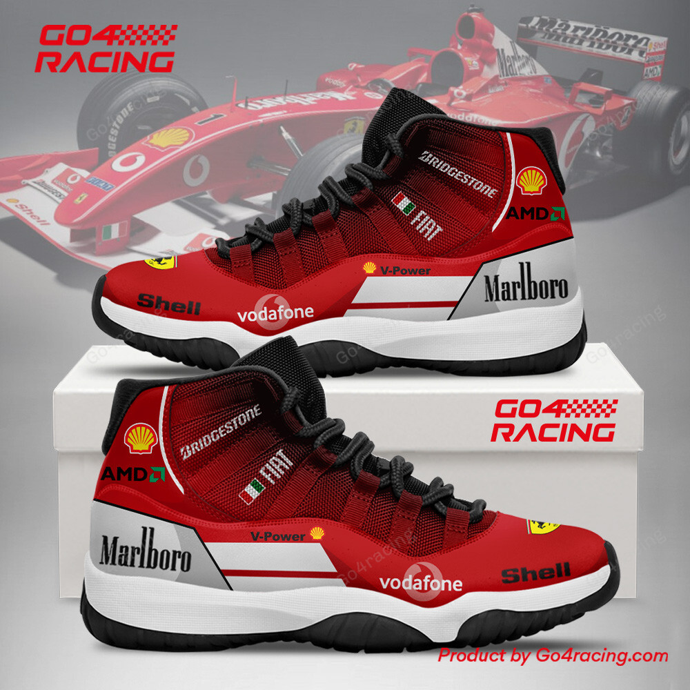JWFancy Sumacher Ferrari AJ11 Sneakers Shoes For Men And Women
