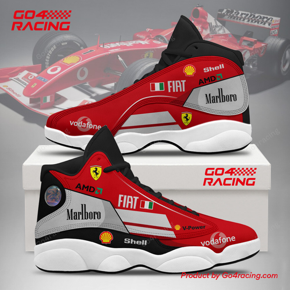 JWFancy Sumacher Ferrari AJ13 Sneakers Shoes For Men And Women