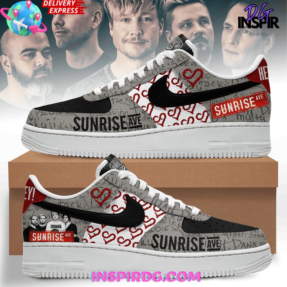 JWFancy Sunrise Avenue Air Low-Top Sneakers Shoes For Men And Women