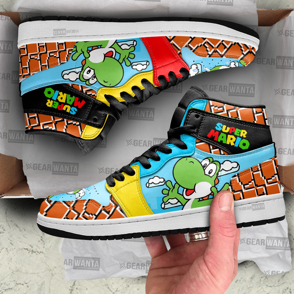 JWFancy Super Mario AJ1 High Sneakers Shoes For Men And Women