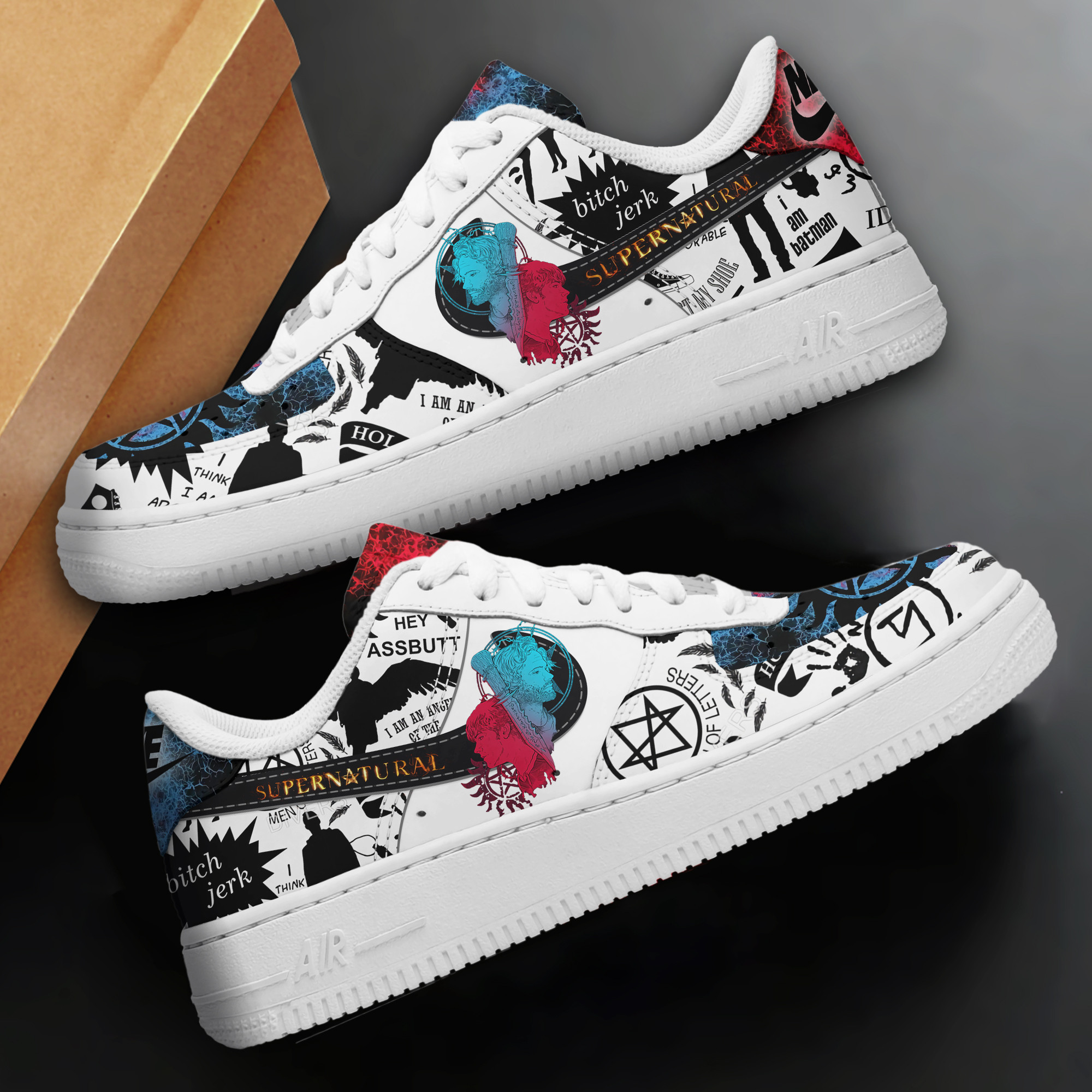 JWFancy Supernatural Air Low-Top Sneakers Shoes For Men And Women