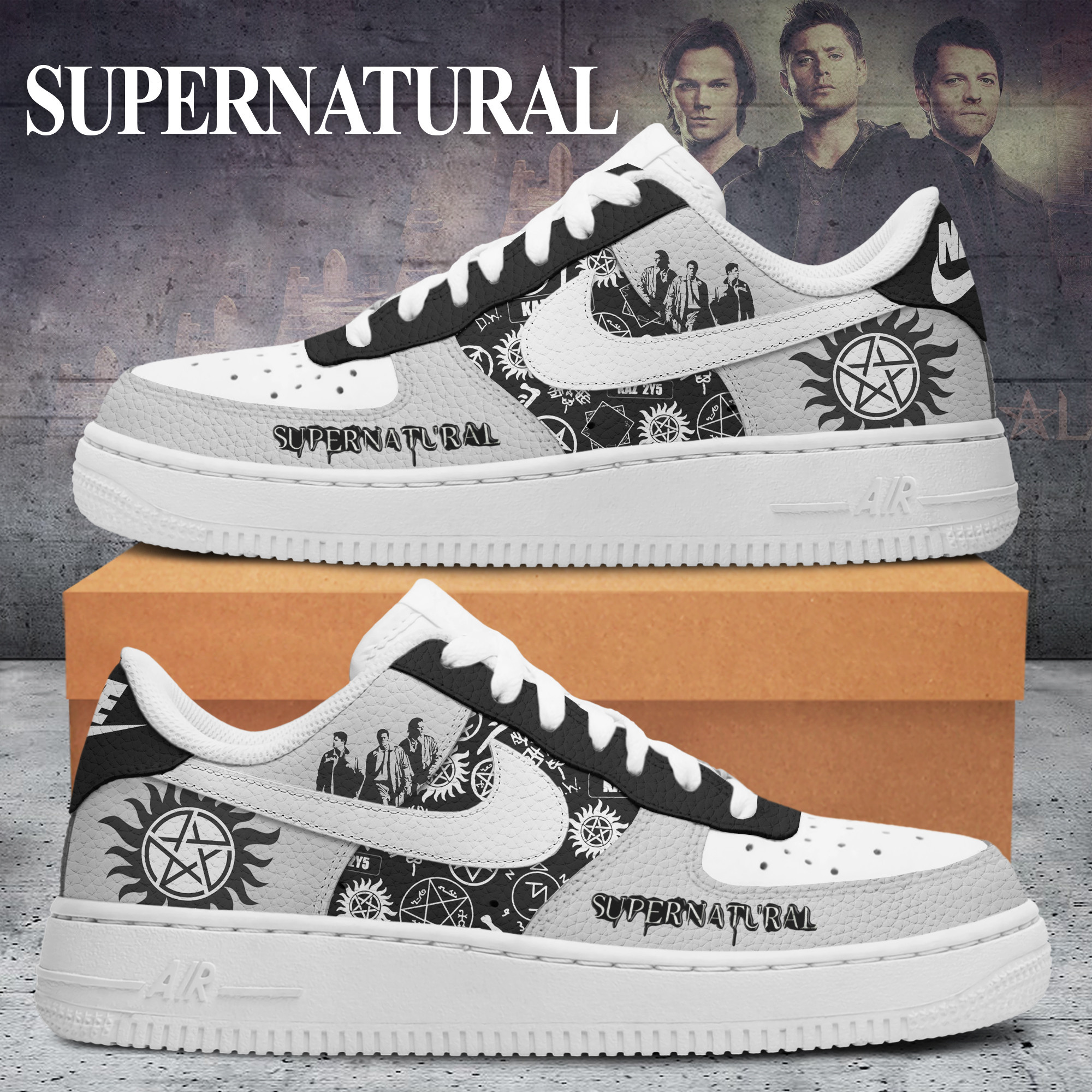 JWFancy Supernatural Air Low-Top Sneakers Shoes For Men And Women