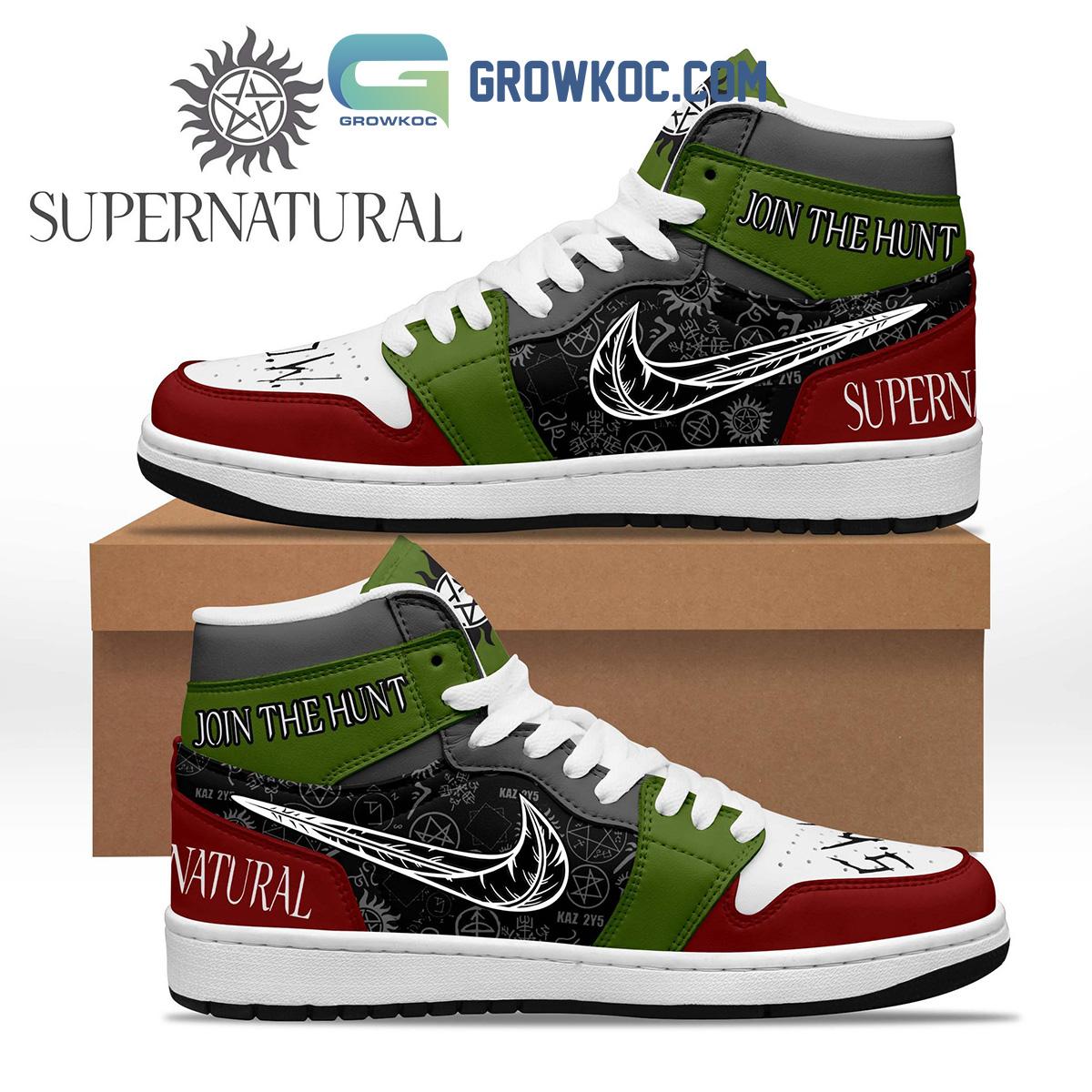 JWFancy Supernatural AJ1 High Sneakers Shoes For Men And Women