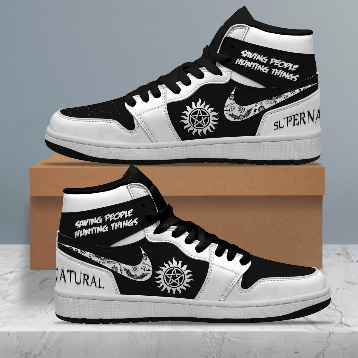 JWFancy Supernatural AJ1 High Sneakers Shoes For Men And Women