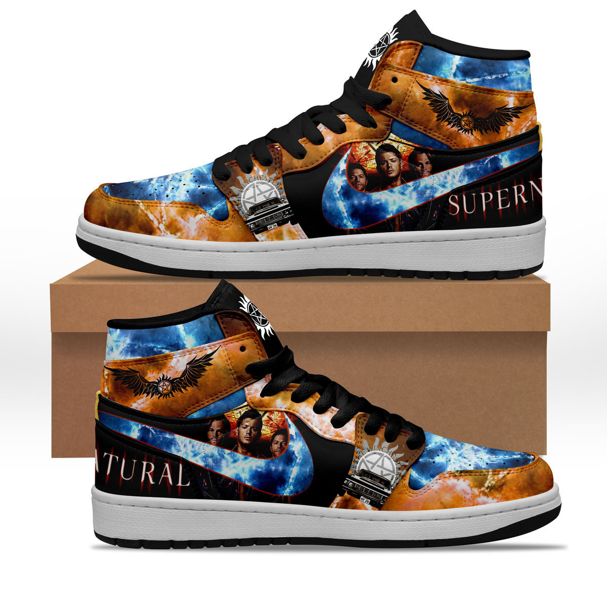 JWFancy Supernatural AJ1 High Sneakers Shoes For Men And Women